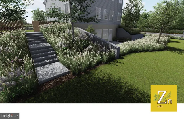 a view of an house with backyard