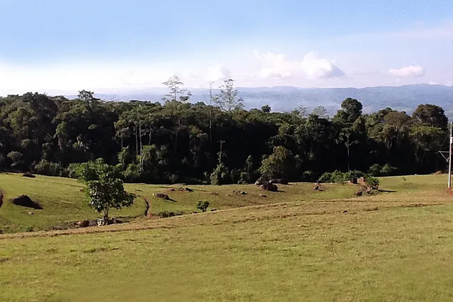 a view of a town with an ocean