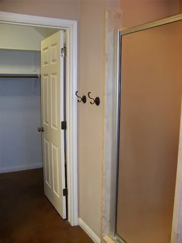 a view of a small space