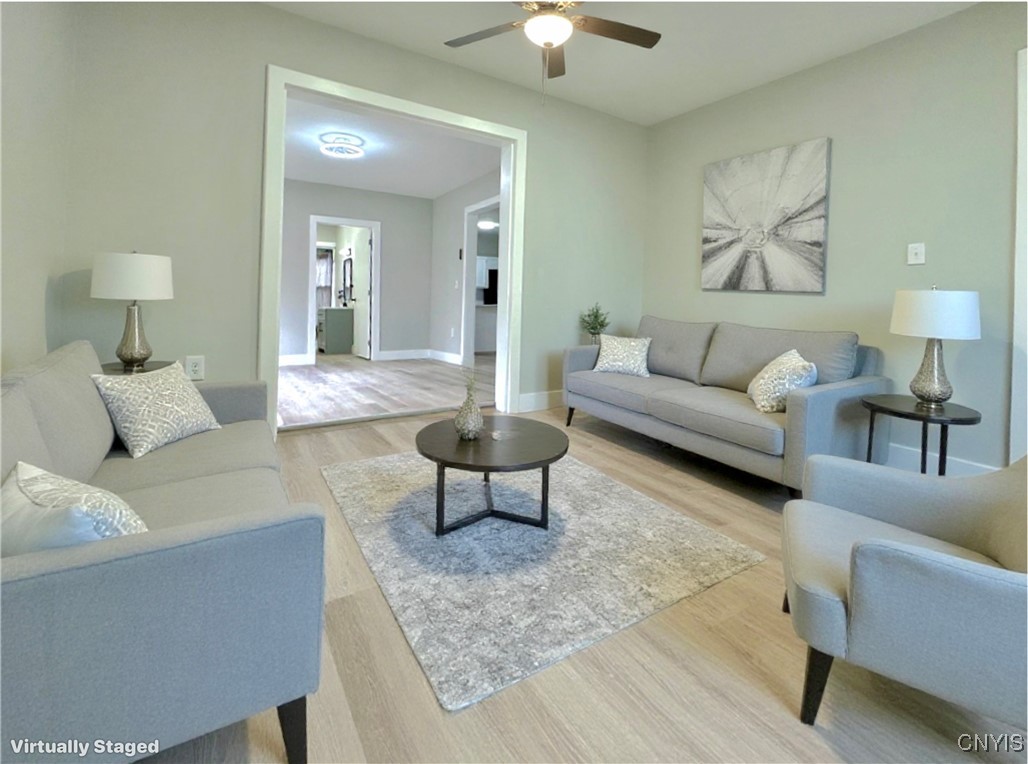 321 Pleasant Street Oneida, NY 13421 - Photo 25 of 48 Living Room Virtually Staged
