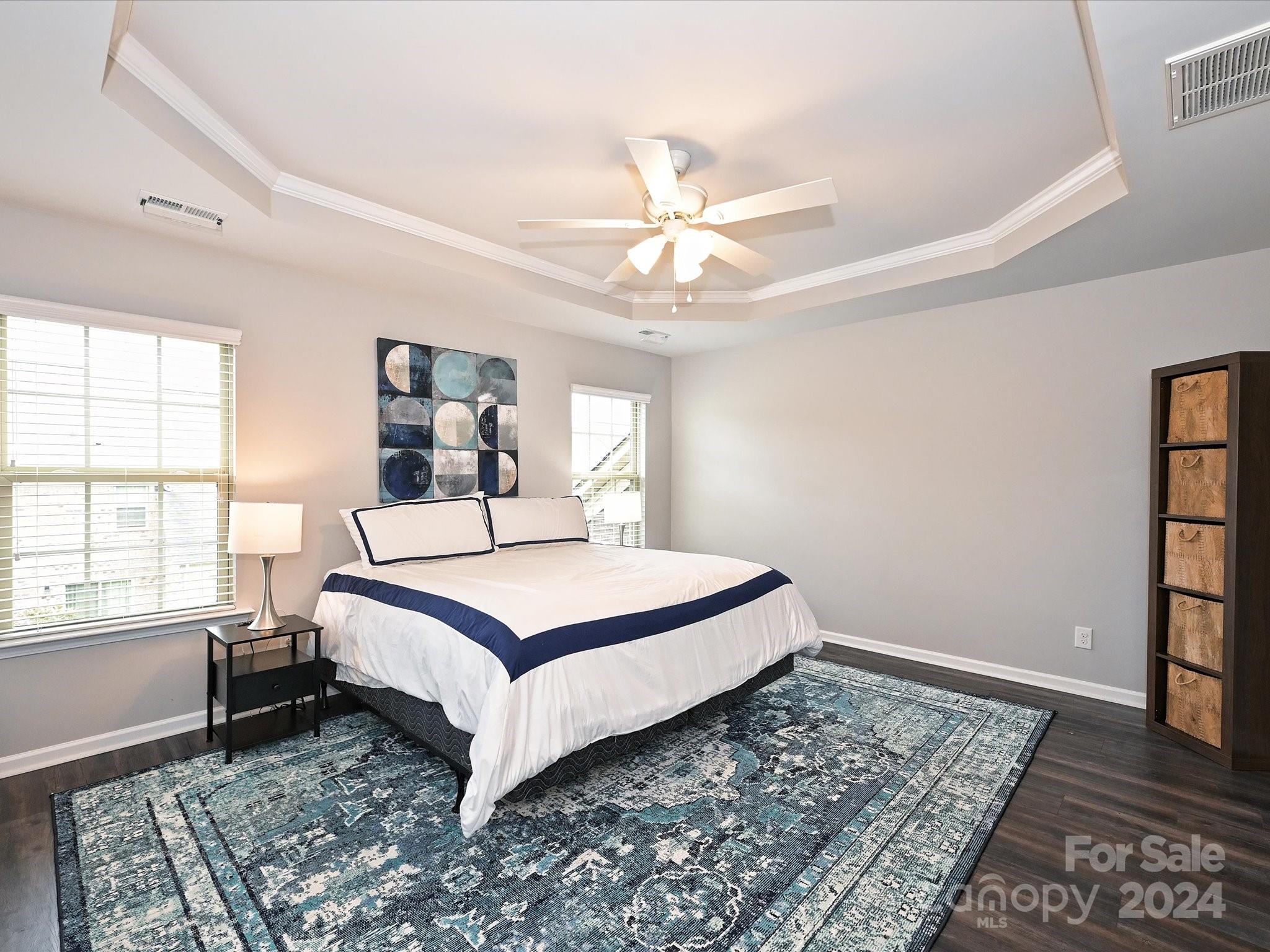 4041 Woodsmill Road Indian Land, SC 29707 - Photo 22 of 36 a bedroom with a bed lamp closet and window