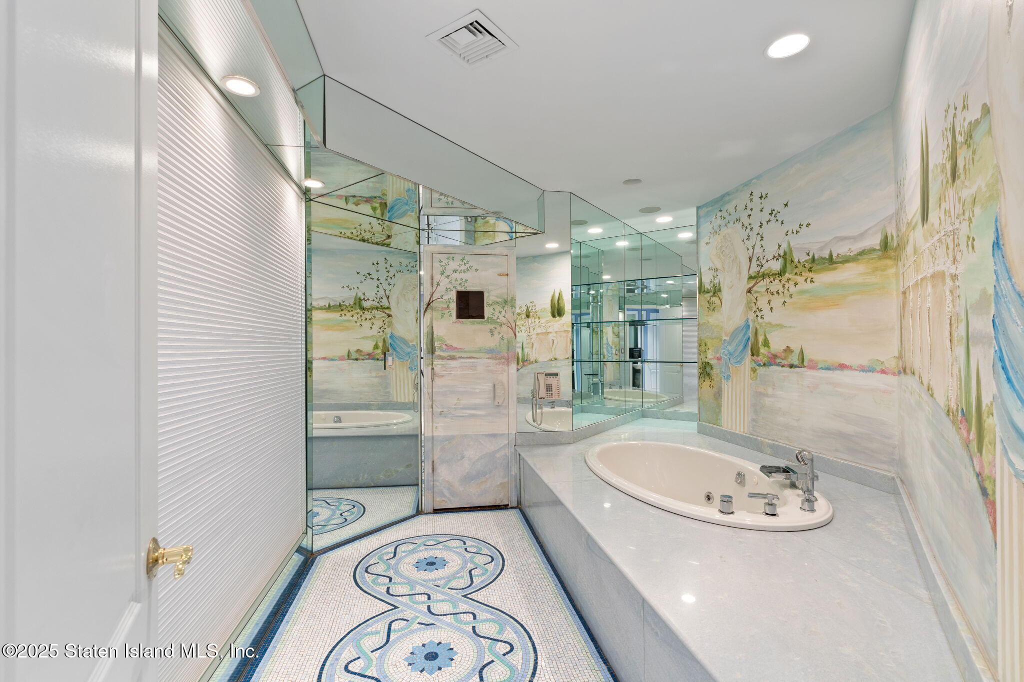 51 Romer Road Staten Island, NY 10304 - Photo 53 of 94 a bathroom with a granite countertop sink a toilet and shower