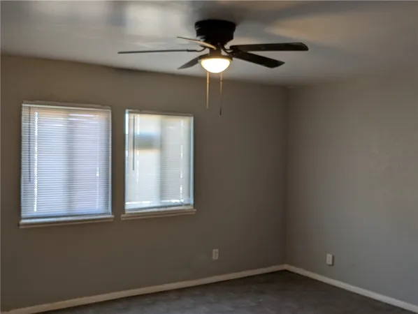 a window in an empty room