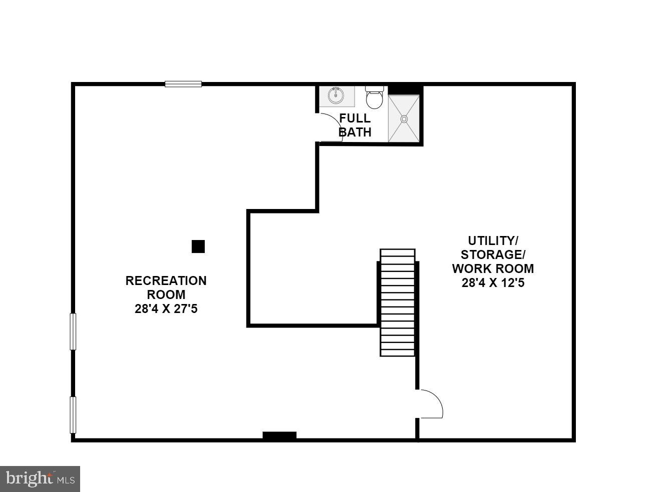 14992 DuFief Drive North Potomac, MD 20878 - Photo 51 of 51 Floor Plan Lower Level