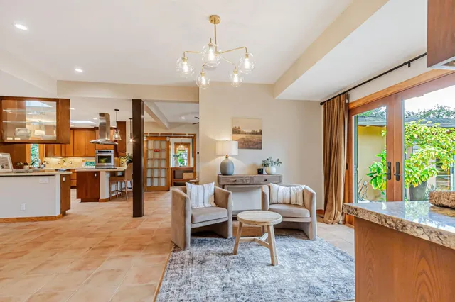 a view of outdoor space with seating