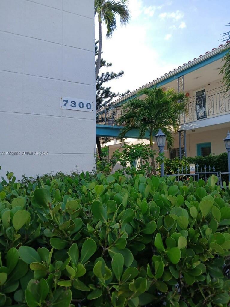 7300 Byron Avenue, Unit 8 Miami Beach, FL 33141 - Photo 8 of 9 a backyard of a house with lots of green space