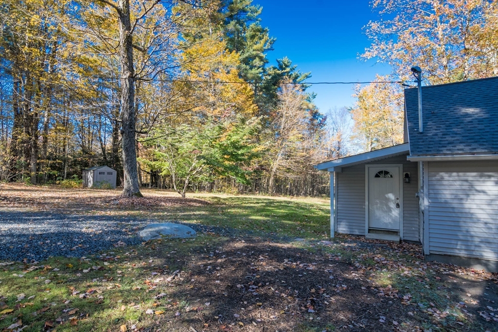 56 Ball Road Goshen, MA 01096 - Photo 6 of 33 a view of a backyard with large trees
