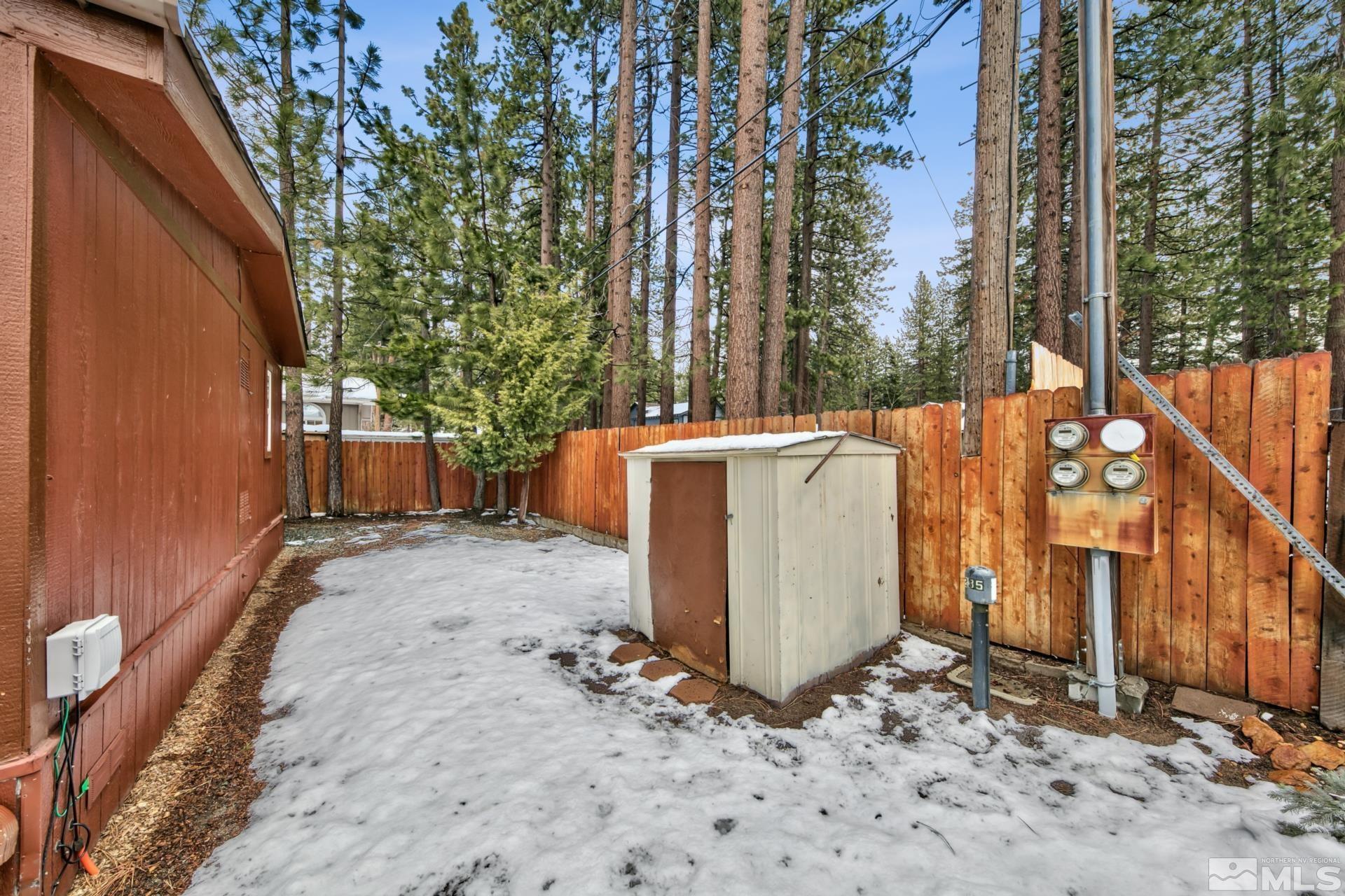167 Crescent Drive Stateline, NV 89449 - Photo 20 of 23 a view of a backyard
