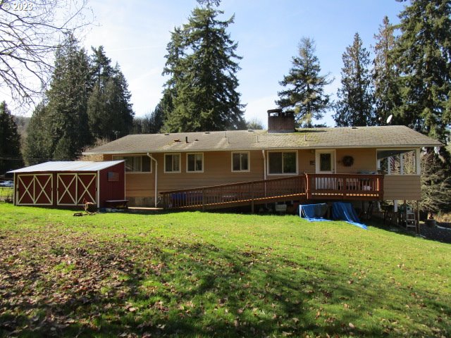 80452 Alston Mayger Road Clatskanie, OR 97016 - Photo 8 of 28 a view of a house with a backyard
