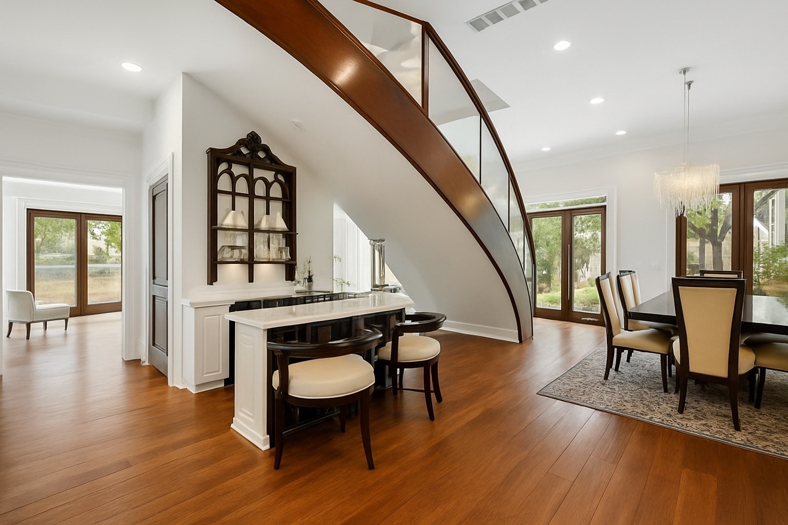 2247 Bartlett Street Houston, TX 77098 - Photo 11 of 50 Ai rendering of hardwood flooring.