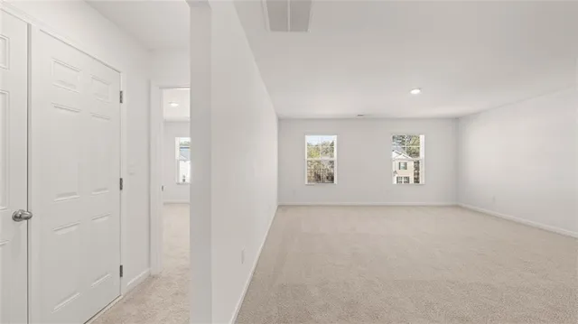 a view of an empty room