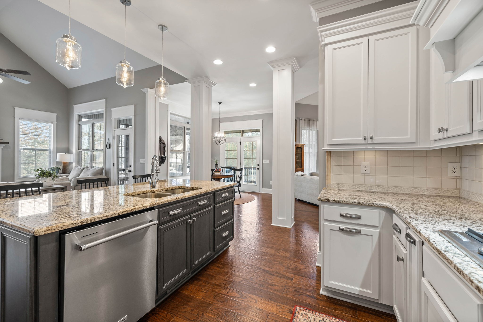 312 Cedar Street Lebanon, TN 37087 - Photo 14 of 69 a kitchen with stainless steel appliances granite countertop a sink stove and cabinets
