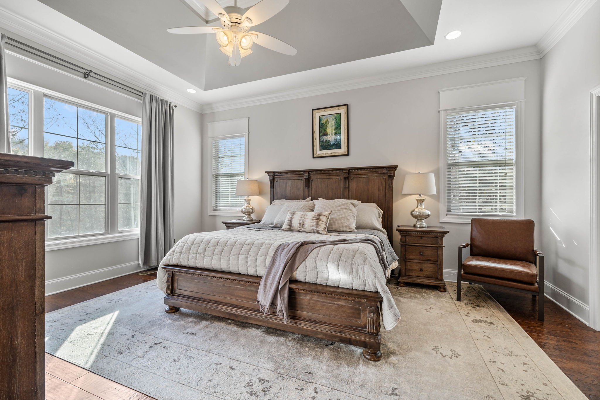 312 Cedar Street Lebanon, TN 37087 - Photo 20 of 69 a spacious bedroom with a bed and a couch