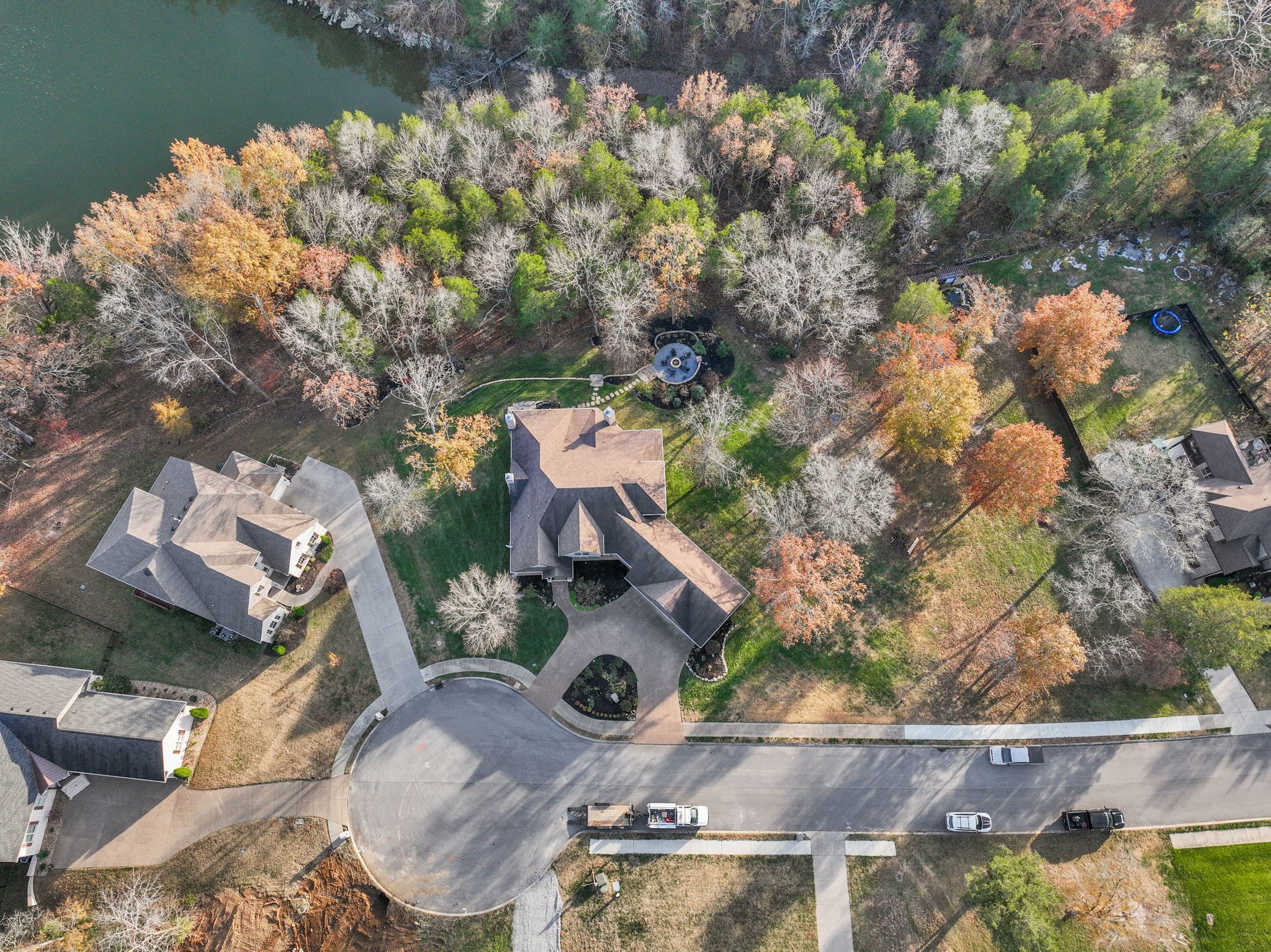 312 Cedar Street Lebanon, TN 37087 - Photo 3 of 69 an aerial view of house with yard swimming pool and outdoor seating