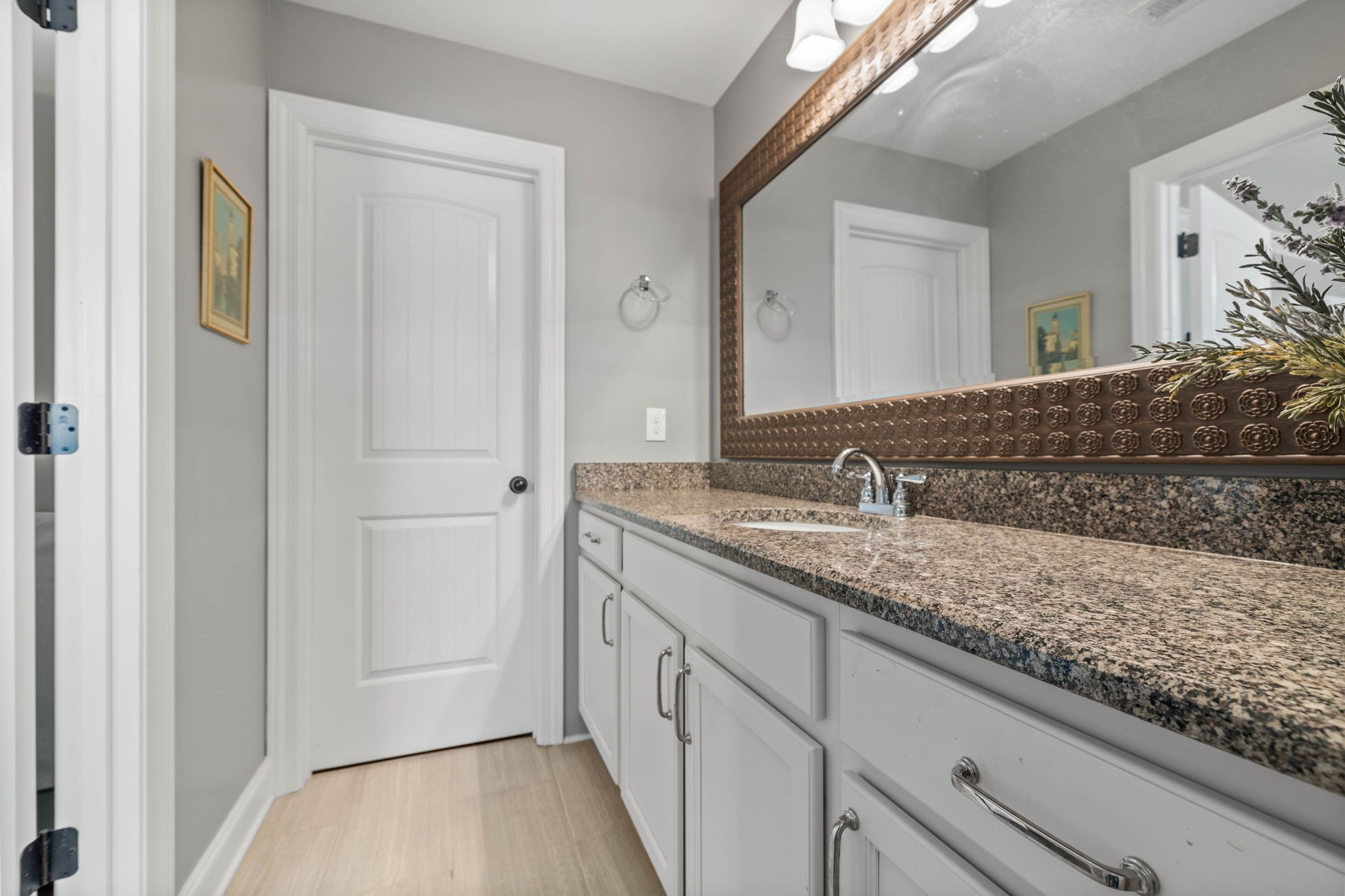 312 Cedar Street Lebanon, TN 37087 - Photo 38 of 69 a bathroom with a sink and a mirror