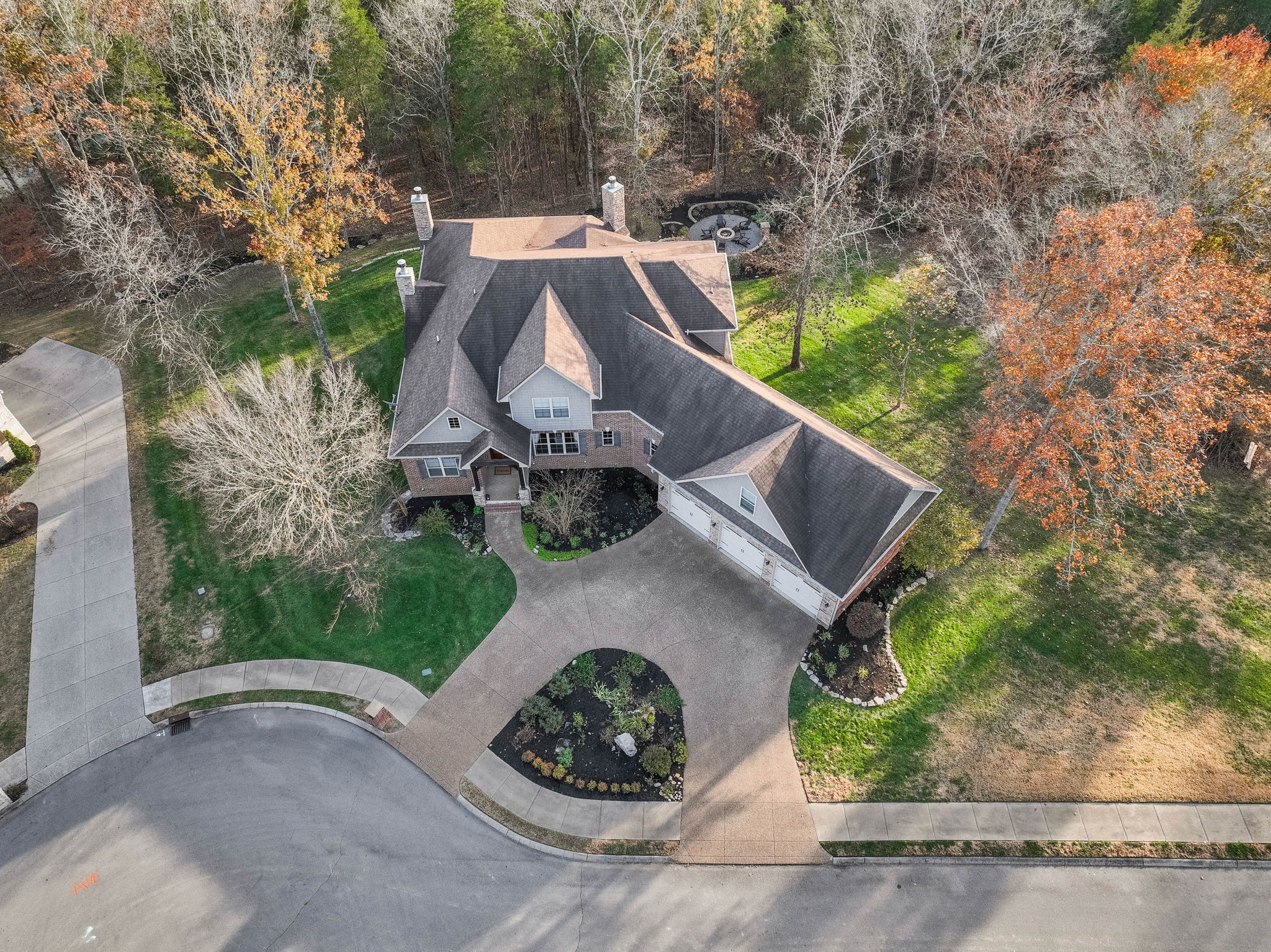 312 Cedar Street Lebanon, TN 37087 - Photo 54 of 69 an aerial view of a house with garden space and street view