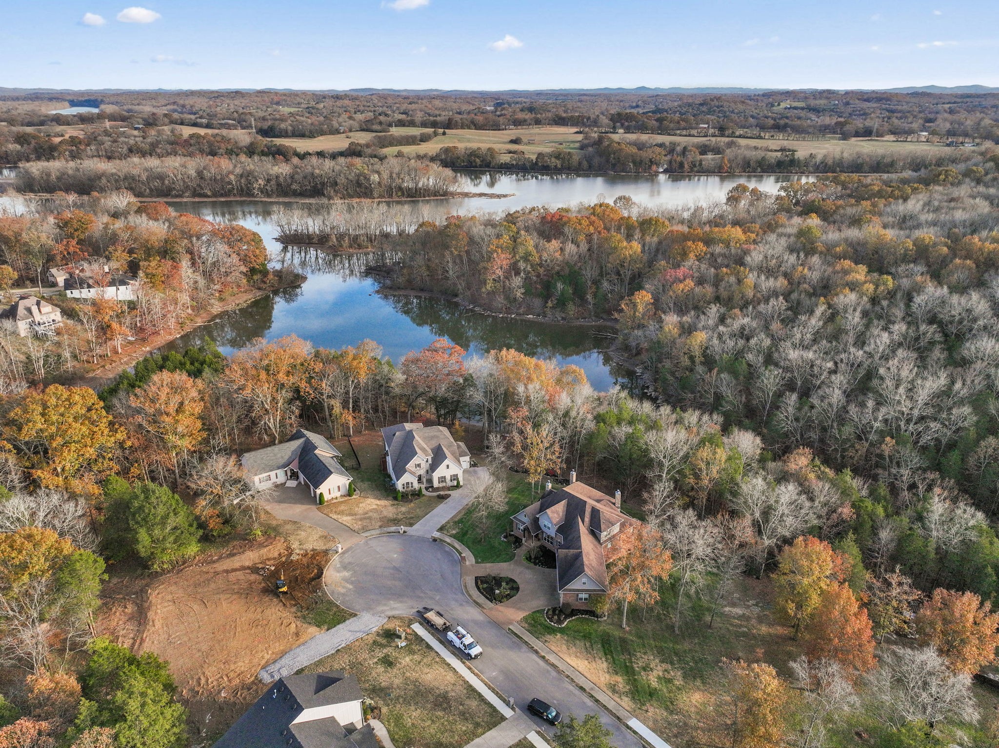 312 Cedar Street Lebanon, TN 37087 - Photo 64 of 69 an aerial view of lake and residential houses with outdoor space
