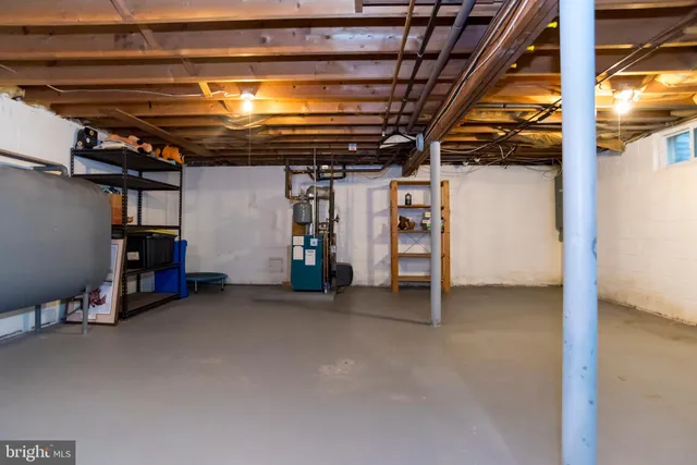 a view of room with furniture