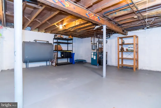 a view of storage and utility room