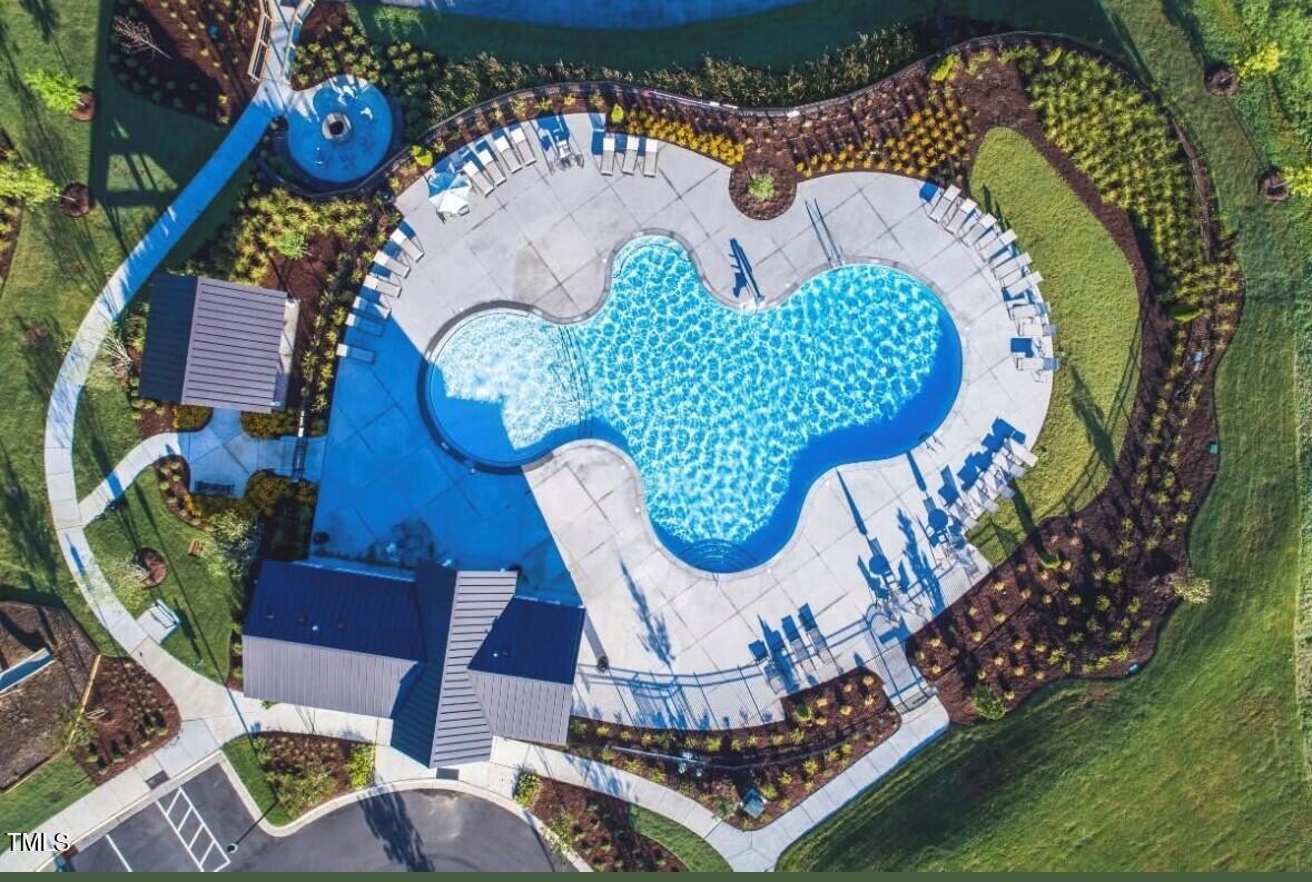 802 Hyperion Alley Wake Forest, NC 27587 - Photo 34 of 64 Mews pool overhead shot