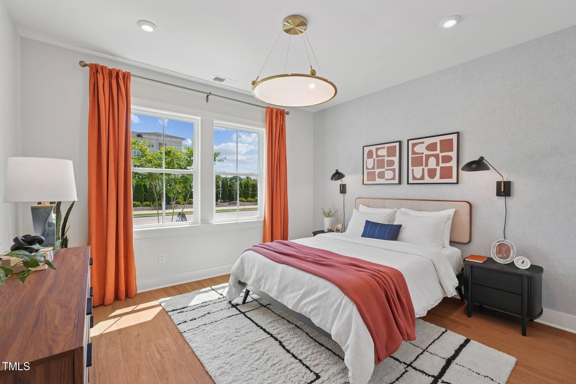802 Hyperion Alley Wake Forest, NC 27587 - Photo 51 of 67 Twinleaf Townes 8_Holden Model_Bedroom 1