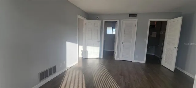 wooden floor in an empty room