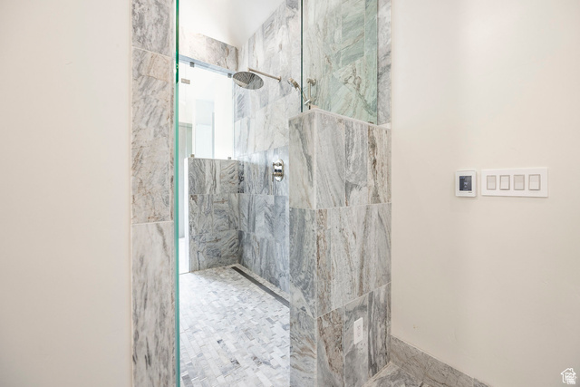3247 South Mapleton Estates Drive Mapleton, UT 84664 - Photo 42 of 70 Bathroom with a marble finish shower