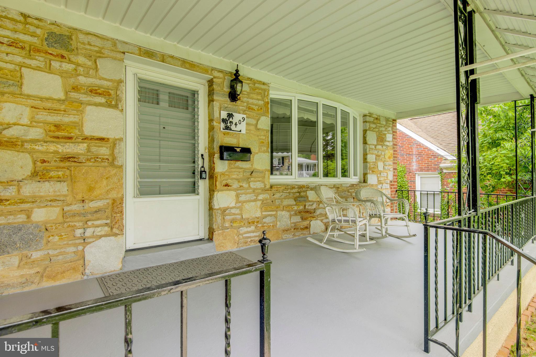 409 Waveland Road Baltimore, MD 21228 - Photo 2 of 38 Covered front porch