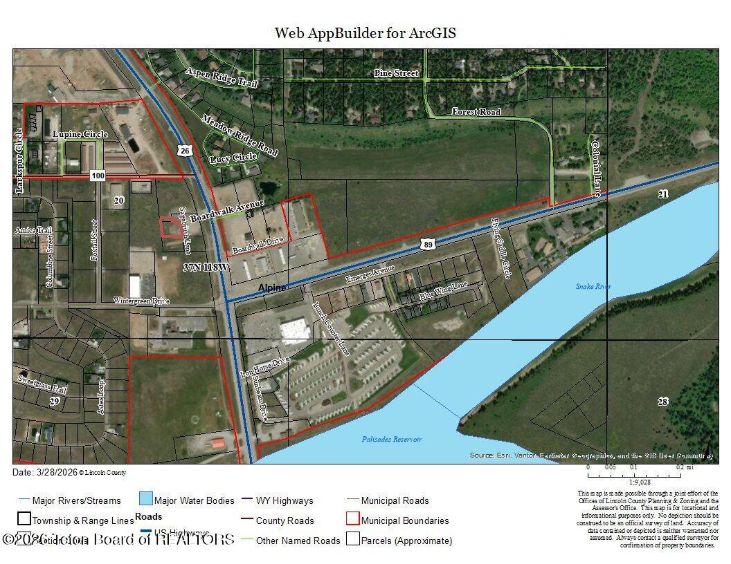 115 Sagebrush Lane Alpine, WY 83128 - Photo 7 of 7 Lot 2 location overview
