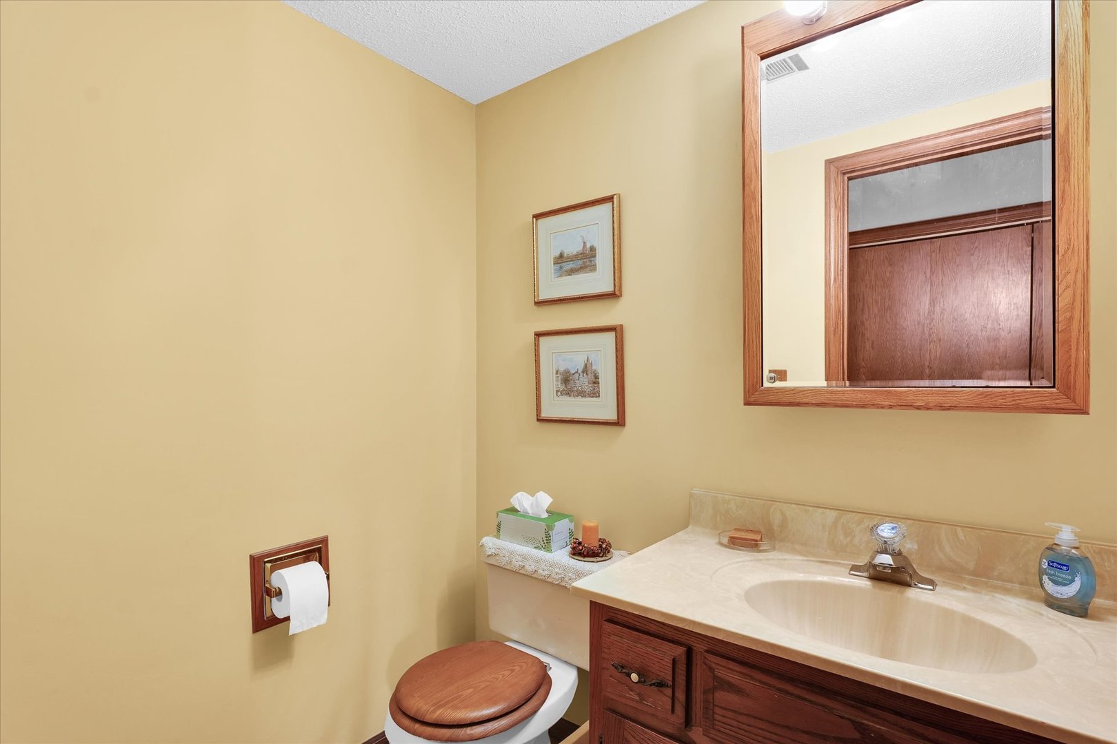 2011 O Donnell Drive Champaign, IL 61821 - Photo 25 of 43 a bathroom with a sink mirror and toilet
