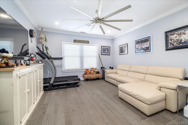a view of a balcony with chairs