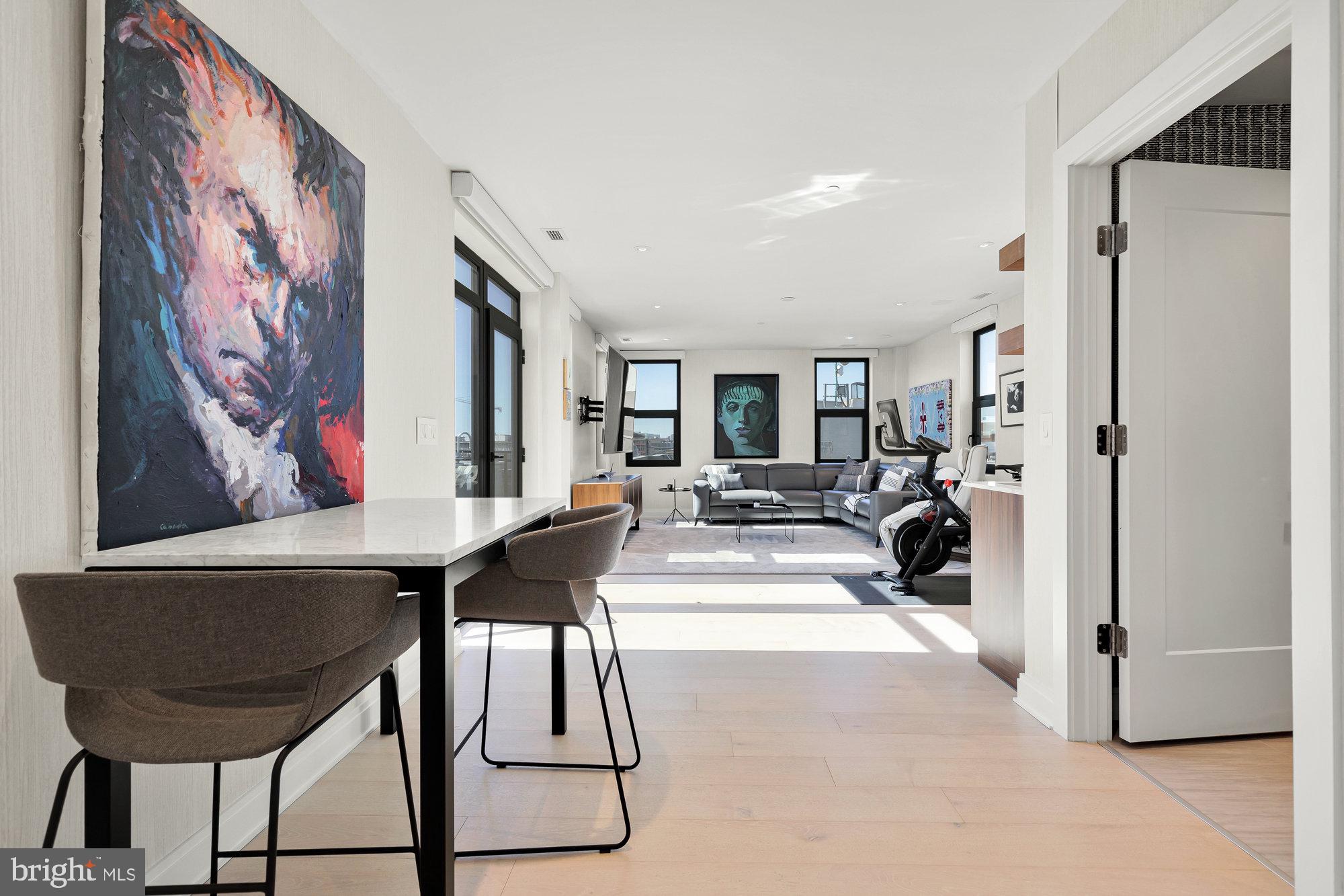 1427 Rhode Island Avenue Northwest, Unit PH01 Washington, DC 20005 - Photo 15 of 39 a view of a livingroom with furniture and a couch