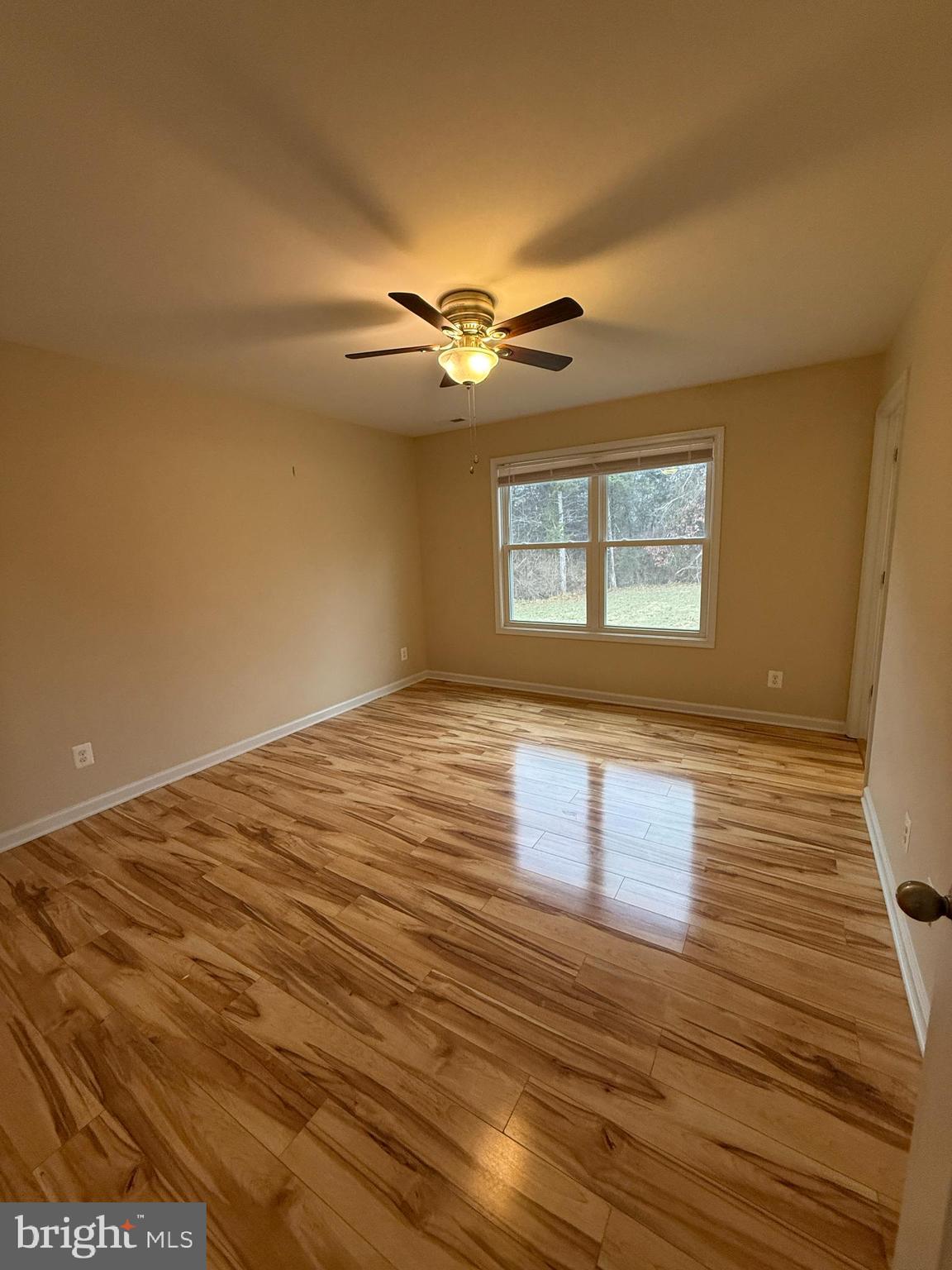 3385 Howellsville Road Front Royal, VA 22630 - Photo 11 of 19 a view of empty room with wooden floor and fan