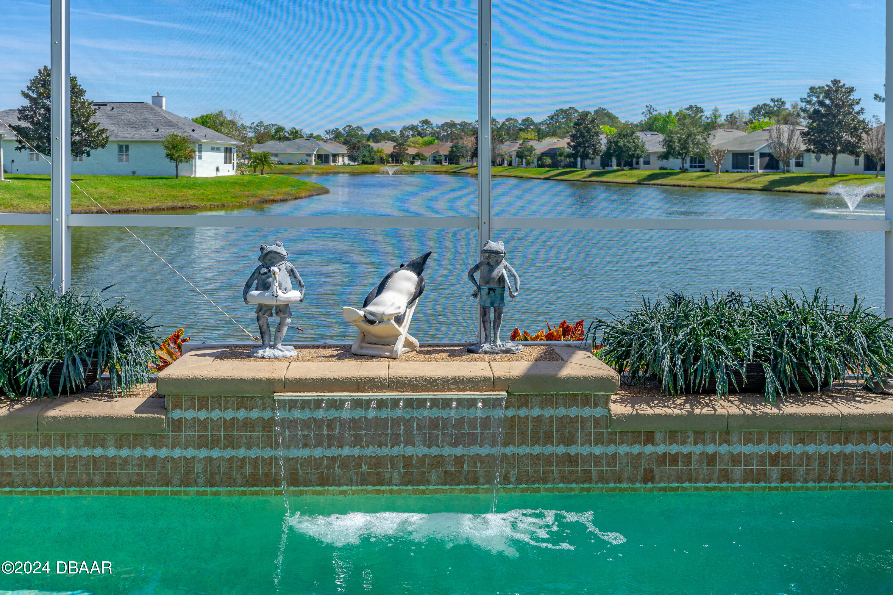 99 Raintree Circle Palm Coast, FL 32164 - Photo 32 of 47 Pool fountain