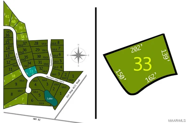 $35,250 | 810 Mountain Lake Court, Unit LOT 33, Prattville, AL 36067