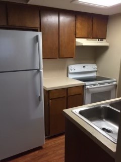 151-201 Springlake Drive Dripping Springs, TX 78620 - Photo 7 of 12 a kitchen with a refrigerator and a sink
