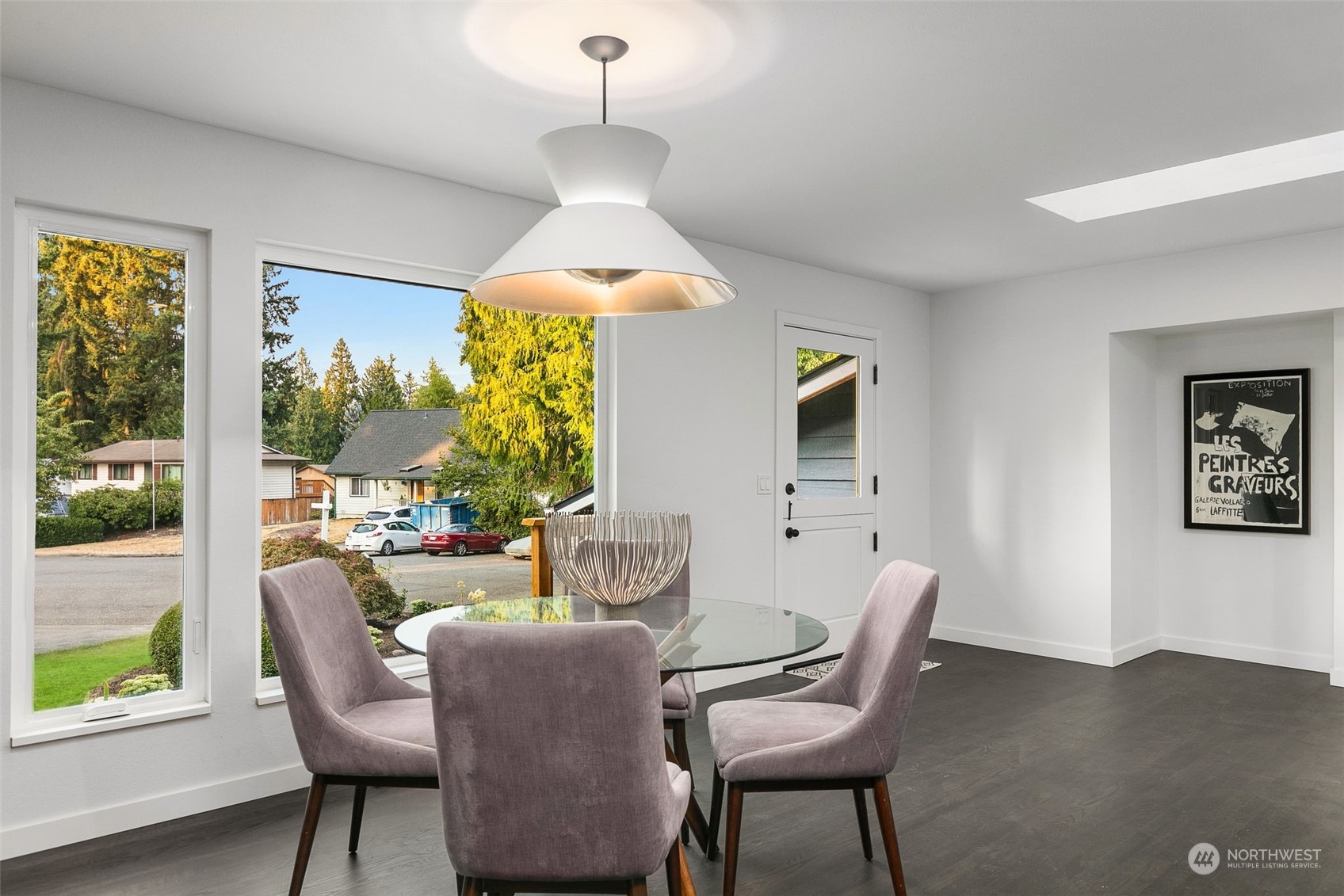 14255 147th Place Southeast Renton, WA 98059 - Photo 8 of 31 a dining room with furniture a chandelier and window
