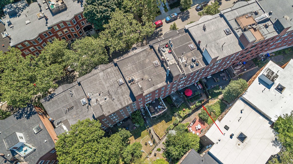 23 Claflin Road, Unit 1 Brookline, MA 02445 - Photo 36 of 41 an aerial view of a house