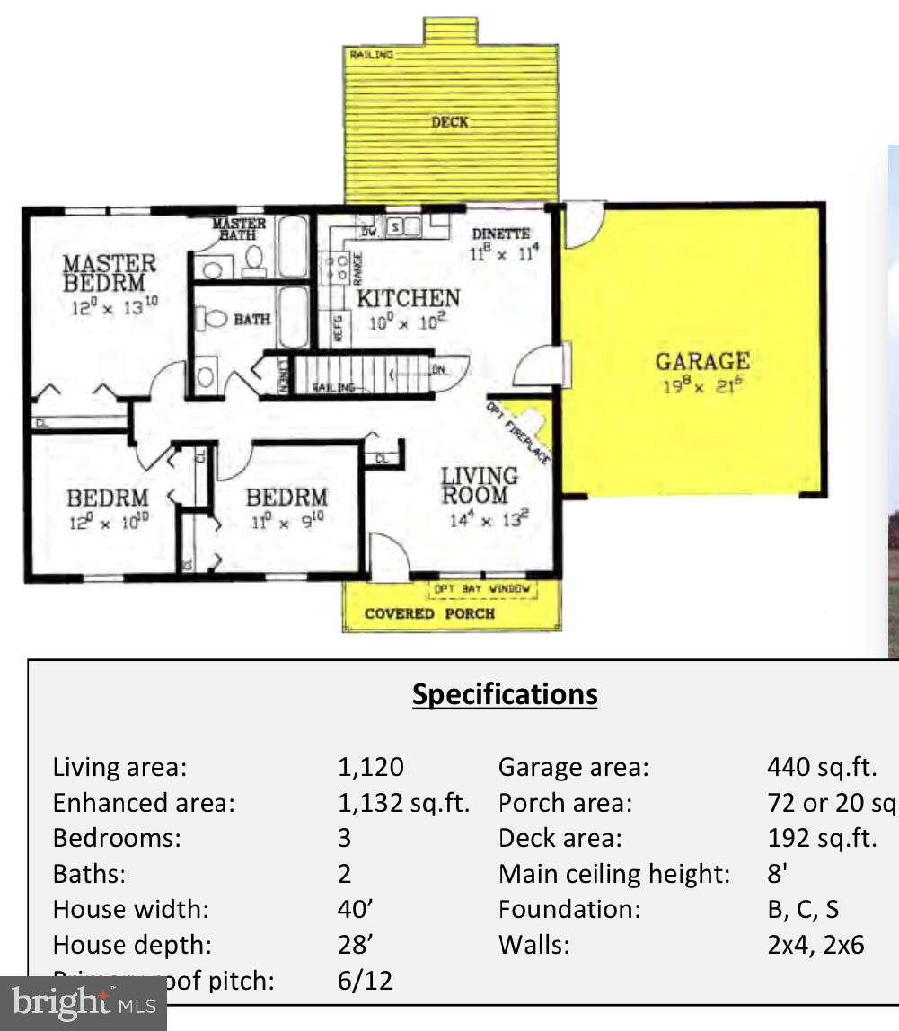 277 Wildwood Road Colonial Beach, VA 22443 - Photo 3 of 18 Floor Plan illustration purposes