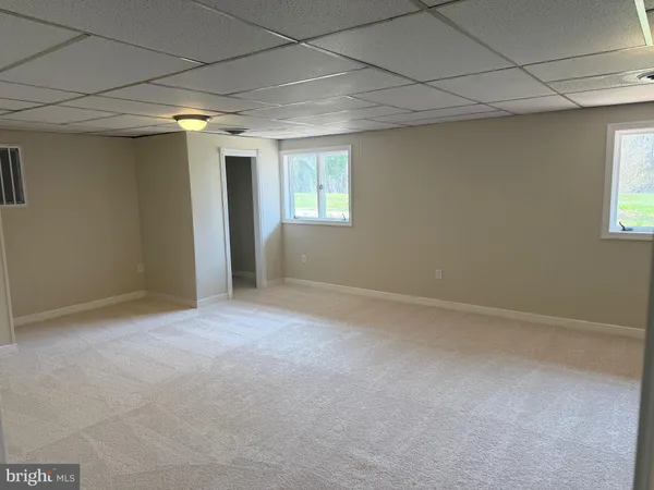 a view of empty room
