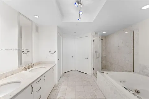 a view of a city with tall buildings