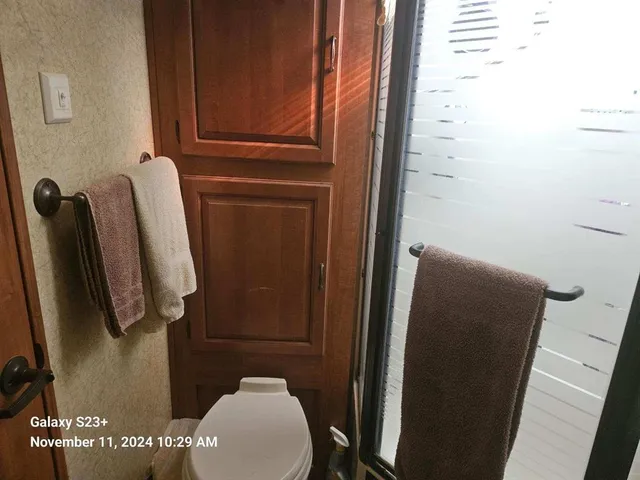 a bathroom with a sink and toilet