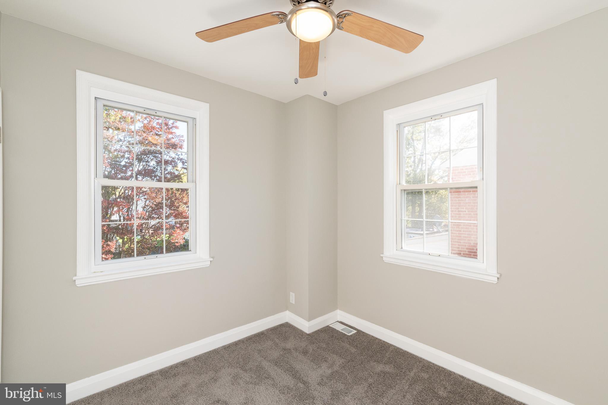 3040 Parktowne Road Baltimore, MD 21234 - Photo 34 of 50 Bedroom 3 w/Windows & Ceiling Fan