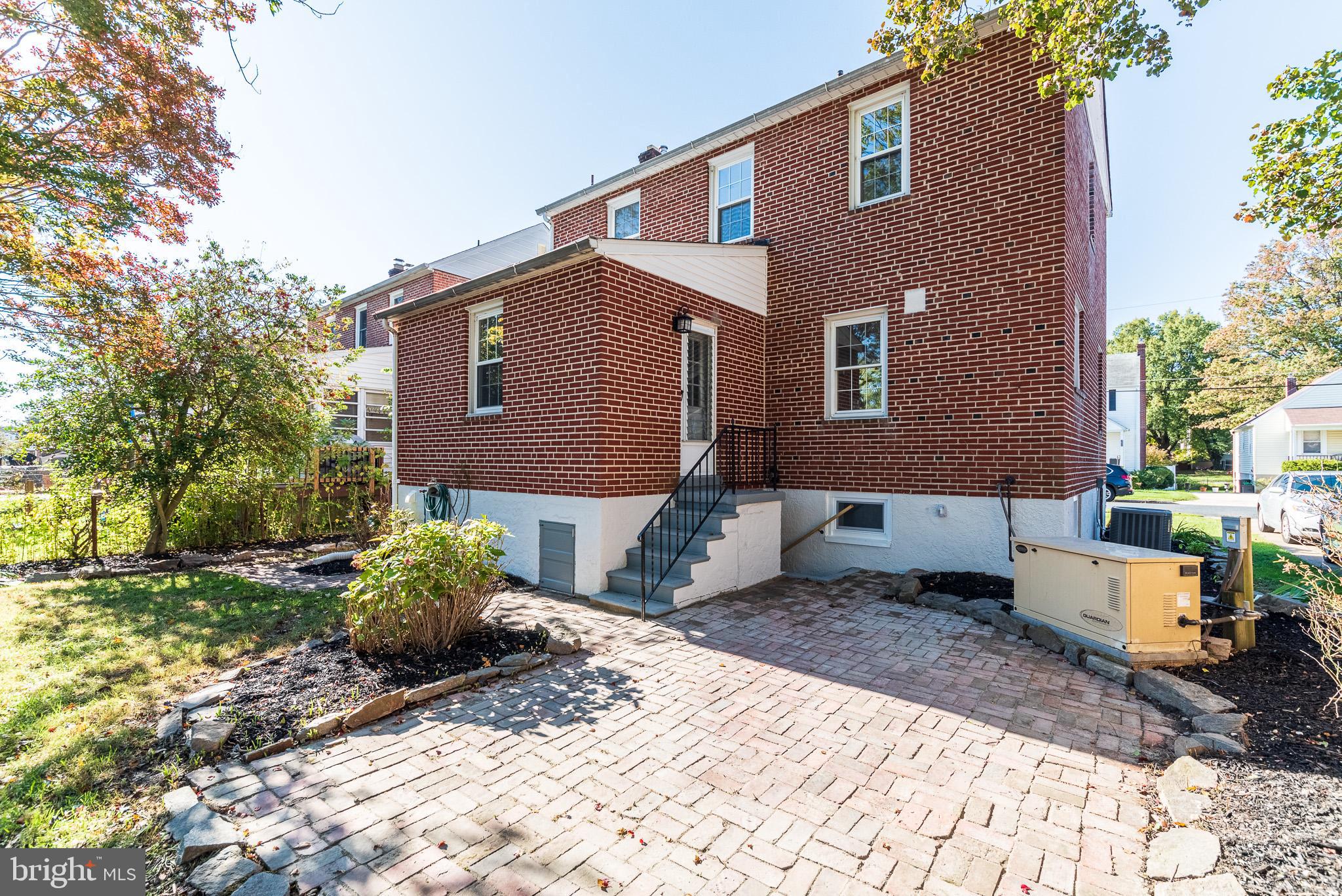 3040 Parktowne Road Baltimore, MD 21234 - Photo 47 of 50 Rear of the home w/Brick Patio & new paint