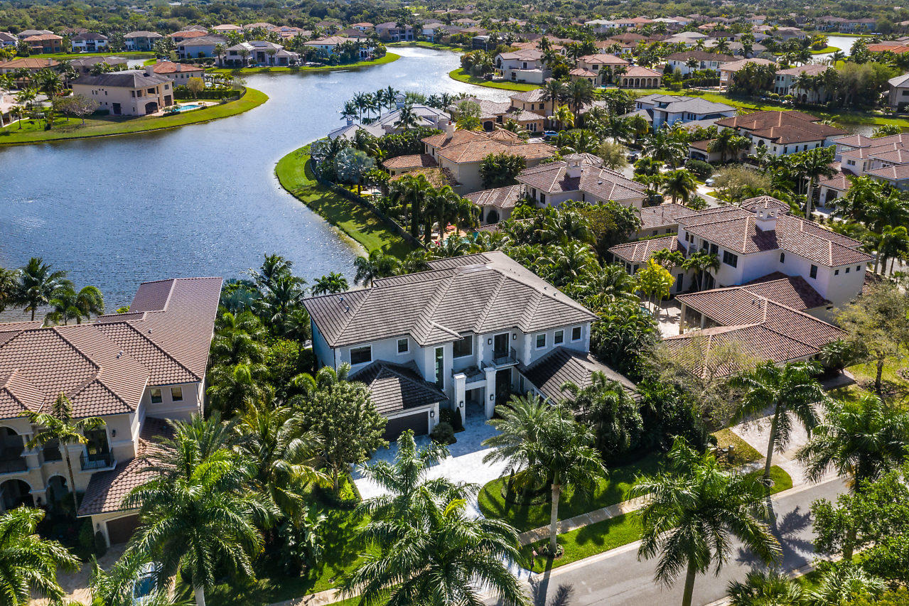 17566 Grand Este Way Boca Raton, FL 33496 - Photo 67 of 116 an aerial view of a residential houses with outdoor space and swimming pool