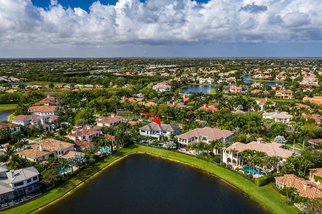 17566 Grand Este Way Boca Raton, FL 33496 - Photo 72 of 116 an aerial view of residential houses with outdoor space and trees