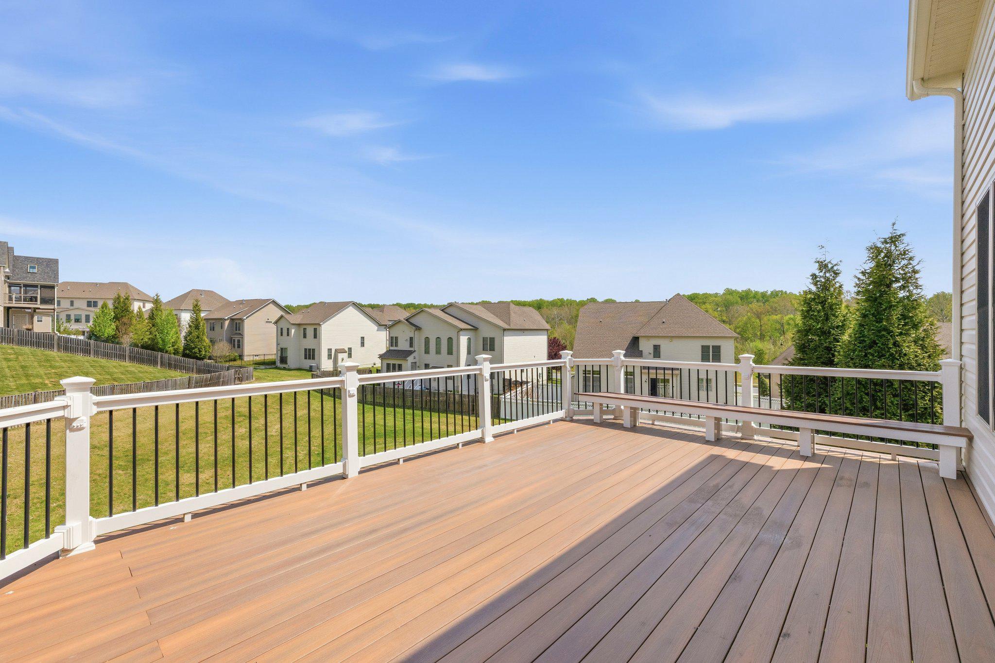 1105 Verbena Court Silver Spring, MD 20906 - Photo 30 of 78 Spacious deck with view of open green space.