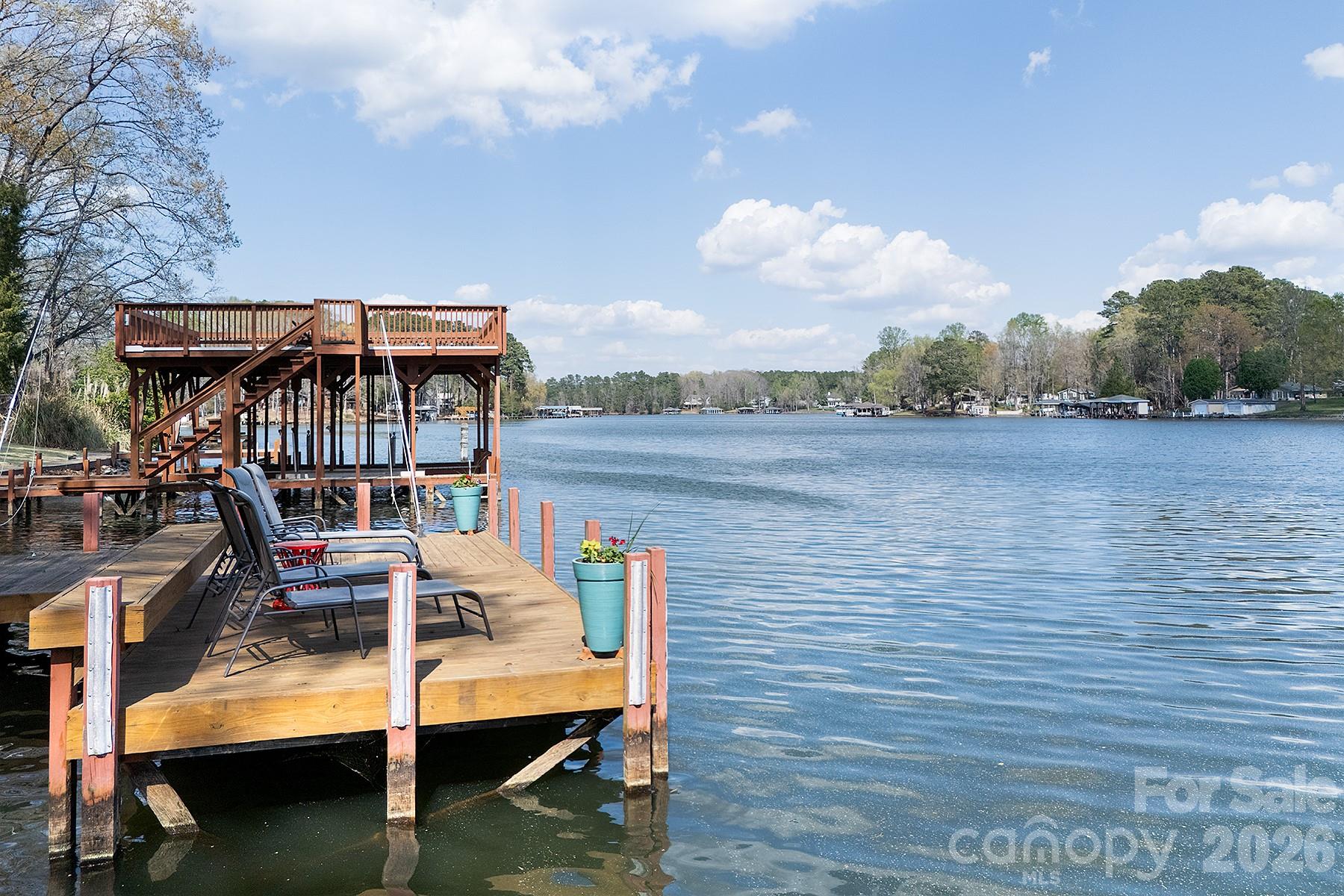 689 Emerald Shores Road Mount Gilead, NC 27306 - Photo 40 of 46 a view of a lake from balcony