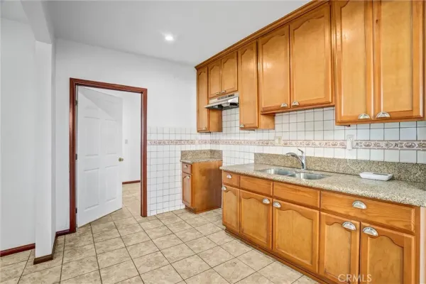 a close up view of racks on the wall