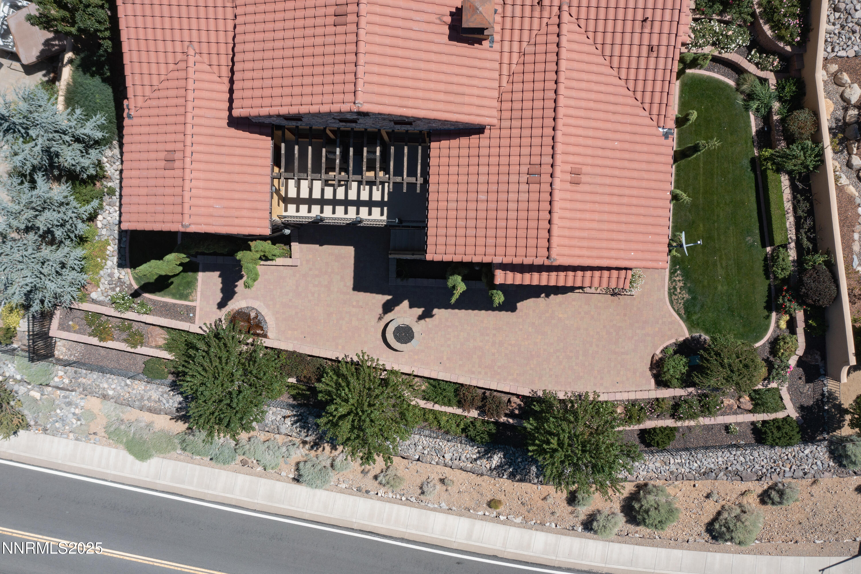 3166 Vista Favoloso Reno, NV 89519 - Photo 65 of 81 an aerial view of a house with a yard and potted plants